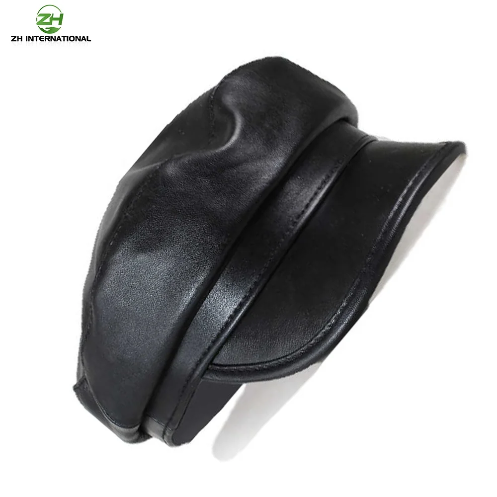  Мужская зимняя бейсбольная Кепка из овечьей кожи с фирменным наименованием на заказ