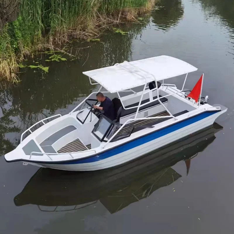 Adults Games Water Sport Equipment 19ft Small Yacht Aluminium Fishing Boat for Sale