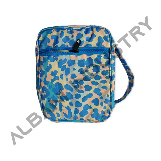 2021 cheap Personalized Custom cordura 600D sublimation book cover book pouch bag book bag sublimation bible bag