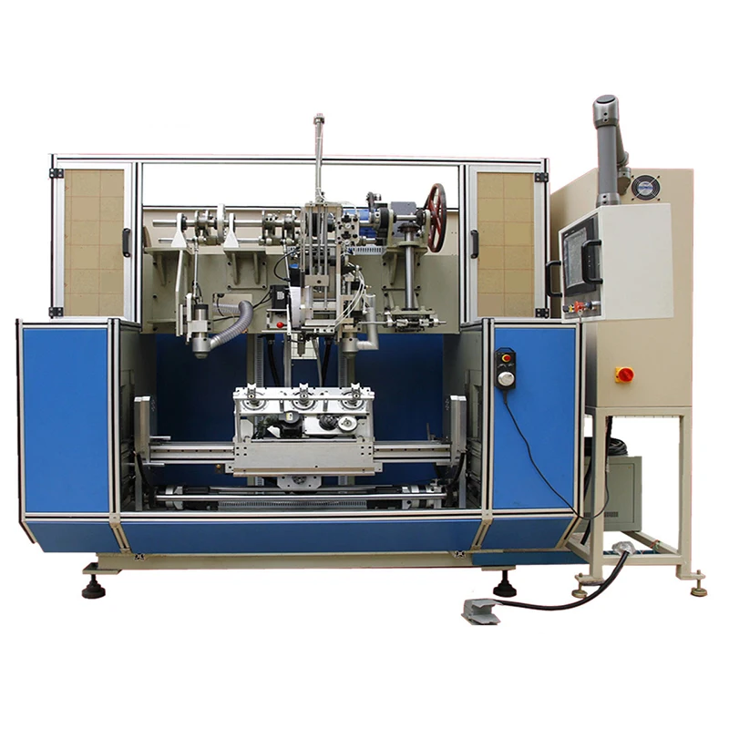 Five-axis five-head drilling and planting machine toilet brush spherical brush hair planting machine