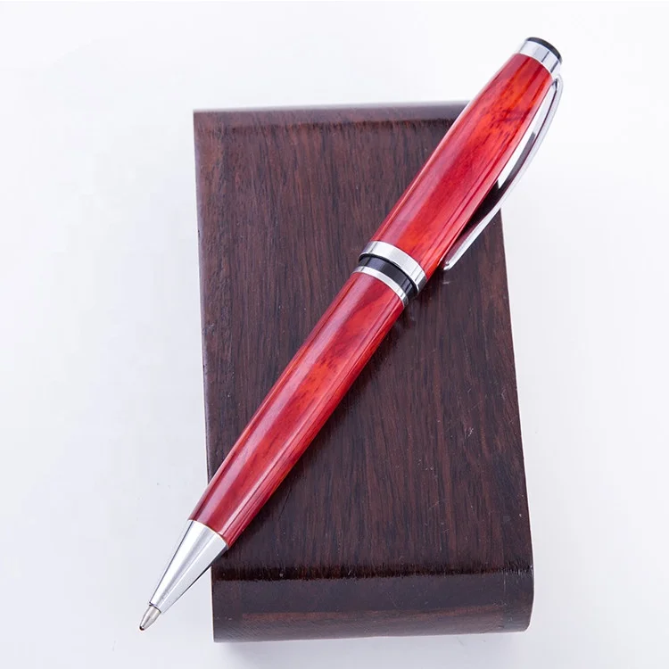 Kailong Unique Design Wood Pen Custom Logo Fancy Wood Ballpoint Pen Twist Amazing Metal Pen