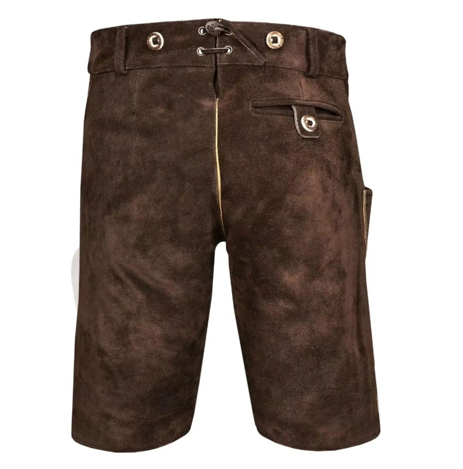 Lederhose изготовлен из натуральной дикой/замшевой кожи также включает в себя соответствующую трахтенную Октоберфест немецкий баварский ледерхосен