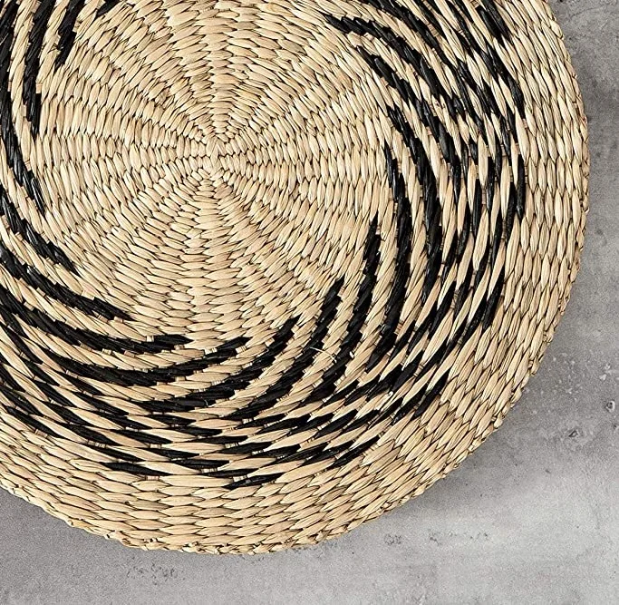 New Collection Sustainable Seagrass Wicker Placemats Wicker Dining Table Mat Made In Vietnam