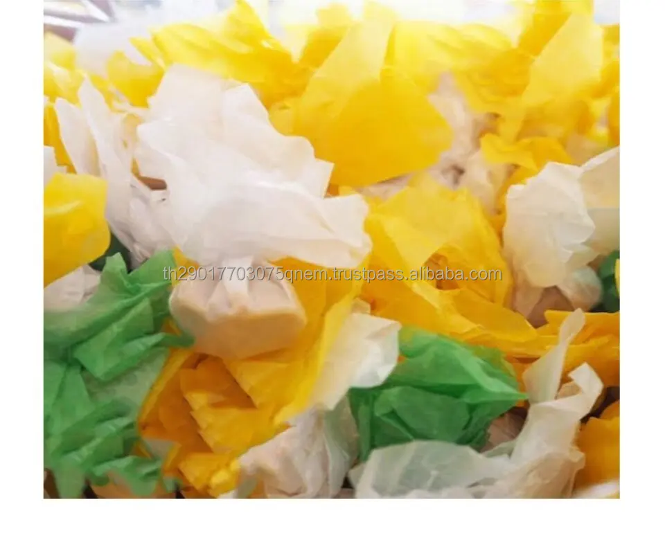 Thai Coconut Milk Candy Toffee Thai Fruit Toffee Fruit Soft Toffee