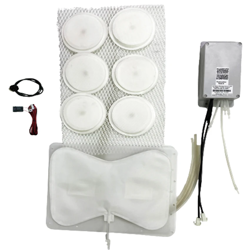 Newest switch car seat airbags massage pneumatic air inflatable pressure bladder lumbar support system car massage