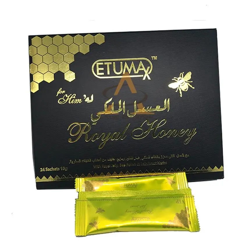 
Full Nutrition Dietary Supplement Brix 2 % Rich In Vitamins Royal Honey Etumax For Men 10g Per Sachet 