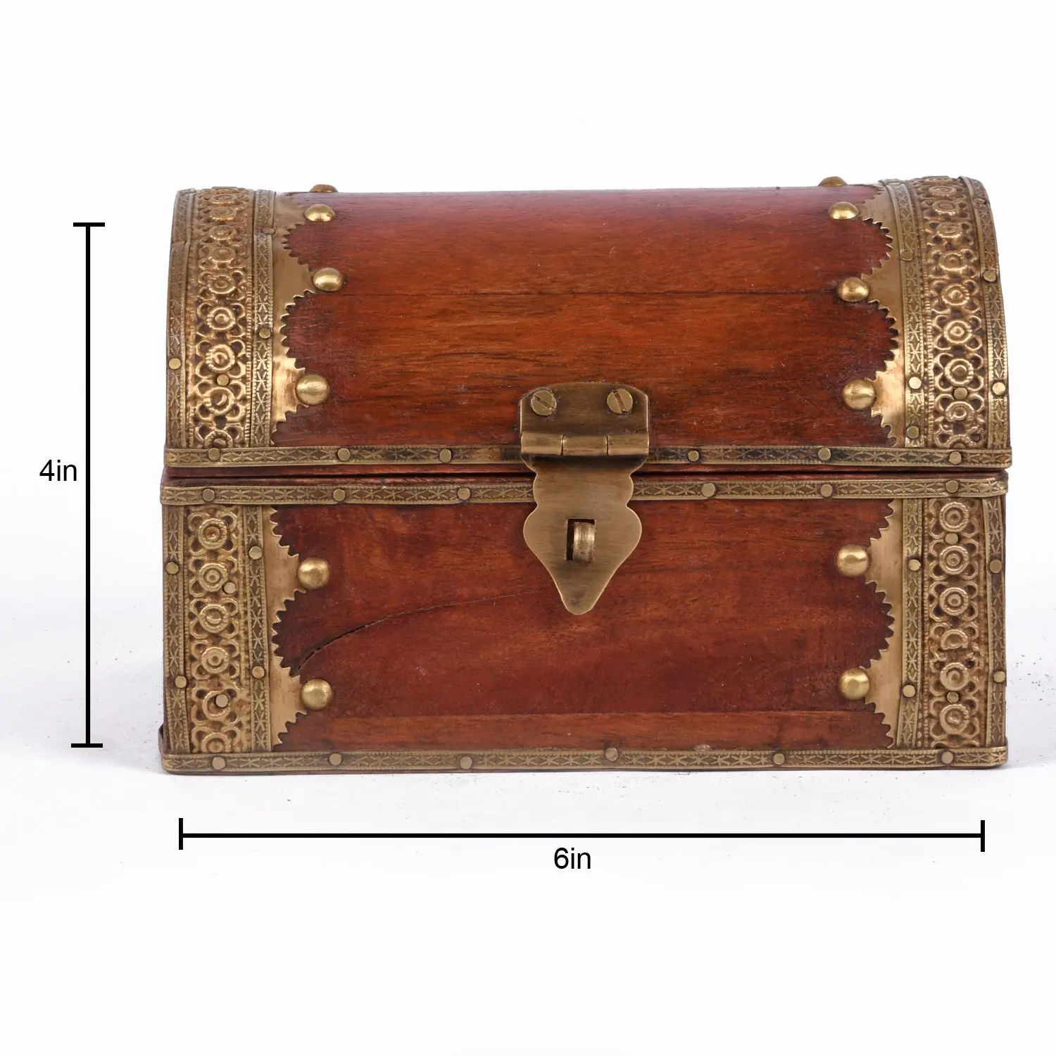 Портативный деревянный латунный Дизайн Шкатулка для ювелирных изделий Органайзер хранения косметичка винтажный дорожный футляр женщин