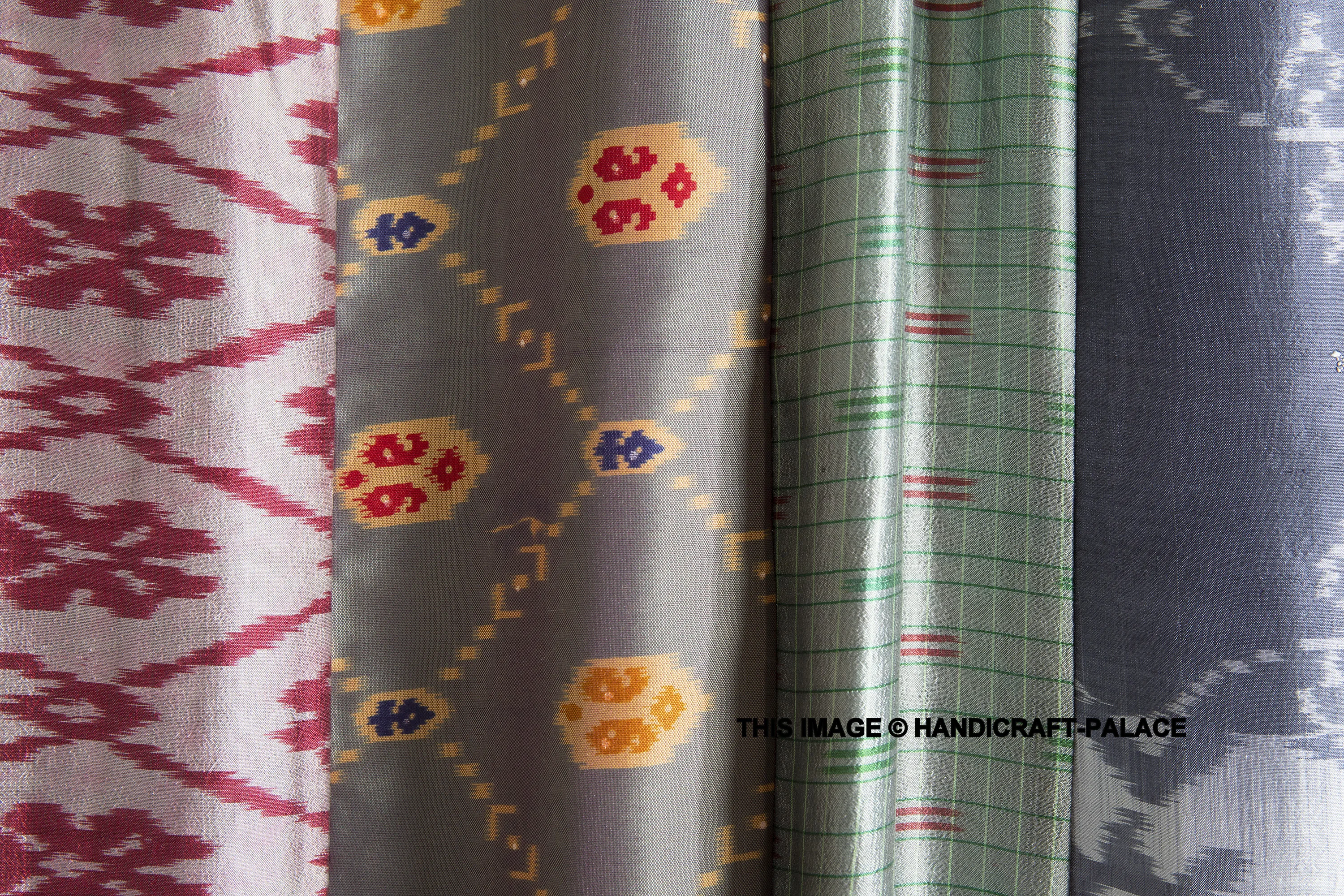  2 шт. винтажные шелковые сари оконные шторы индийские Лоскутные серые занавески