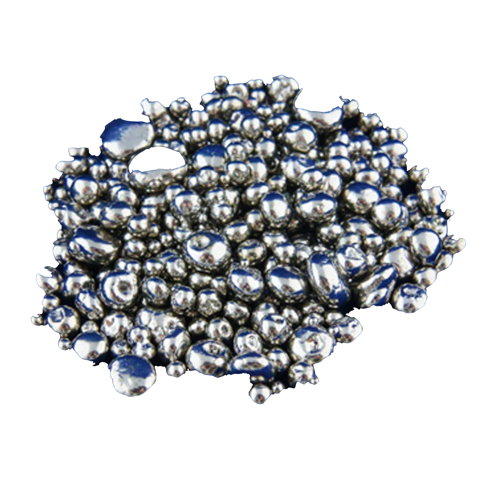Belmont Virgin Grade 50/50 Copper Nickel 2-14 Mesh Polished Shot Marine Alloys Deoxidizer or Grain Refiner Copper Alloy
