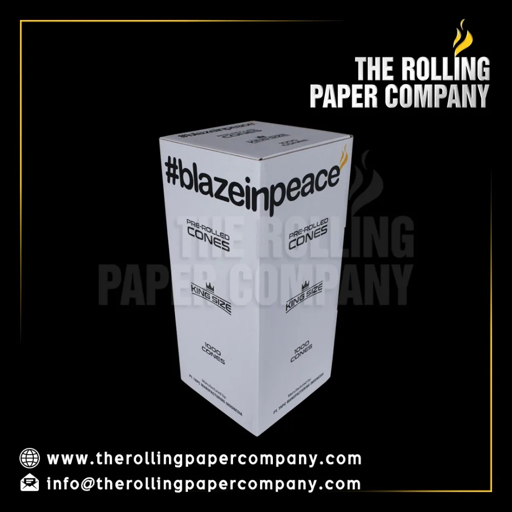 Top Selling Best Quality Pre Rolled Rolling Paper Smoking Cones for Europe