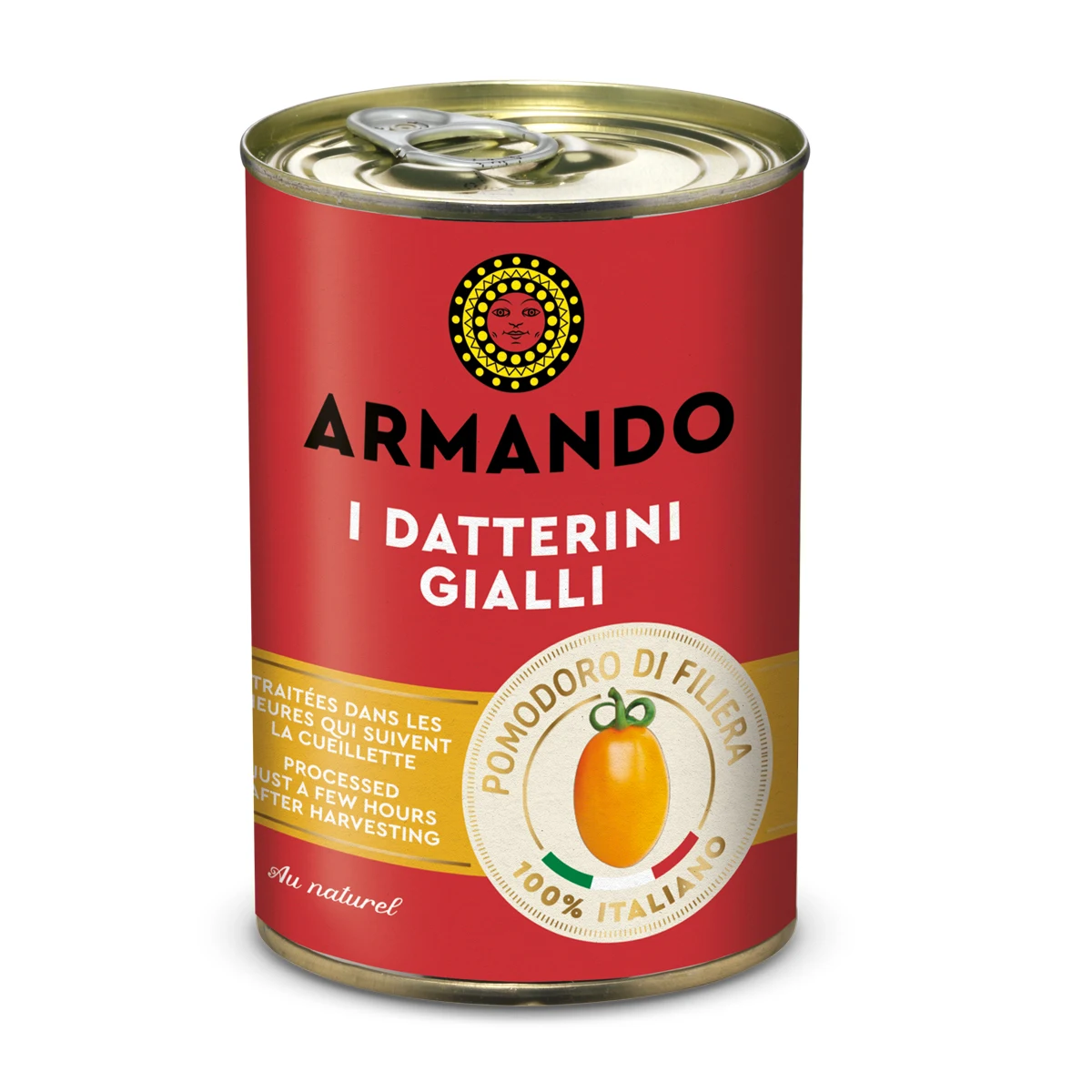 Top Quality 100% Italian Premium Quality Ready delicate taste Yellow Cherry Tomatoes 400g can for seasoning