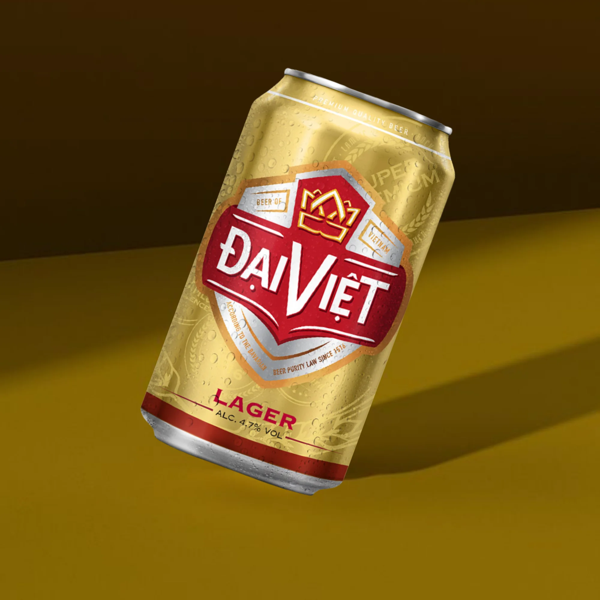 Пиво Dai vietnam Lager Alc 4.7% Vol алюминиевая банка 330 мл высококачественный спиртовой напиток пиво для продажи