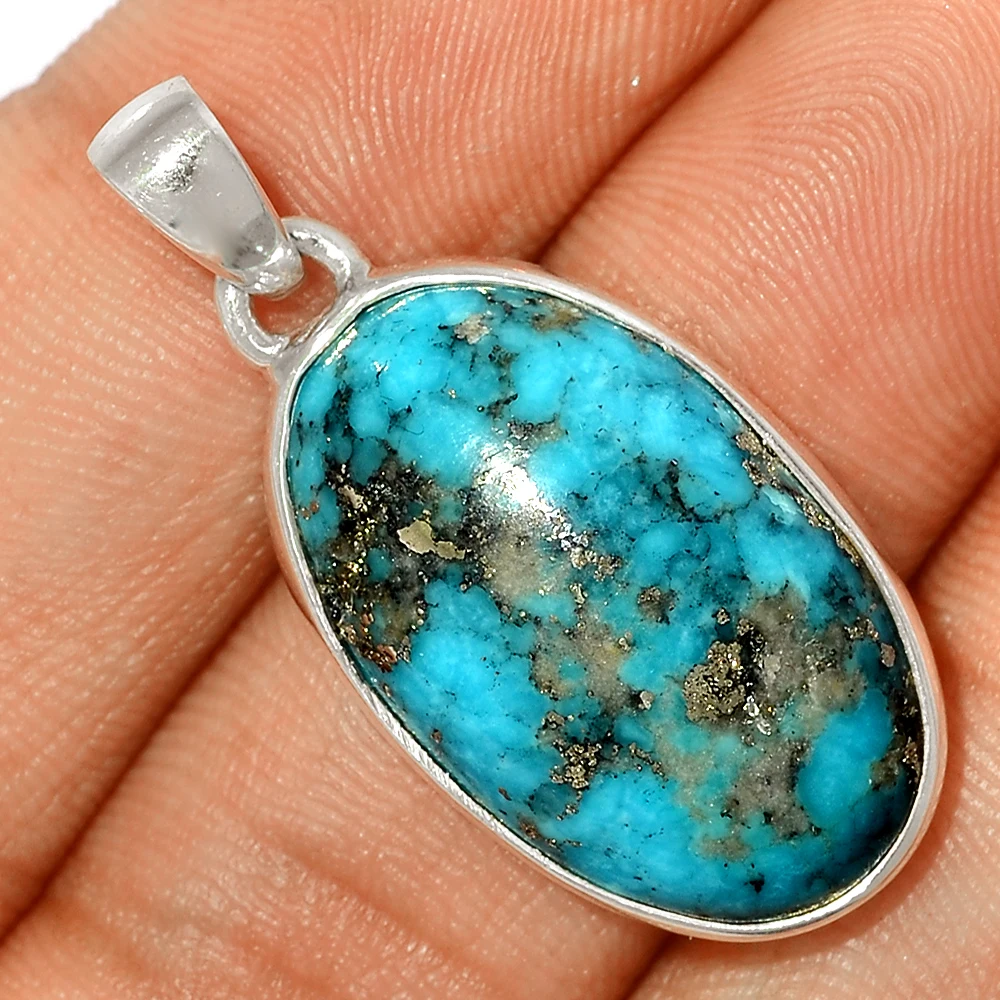 Персидские ювелирные изделия Nishapur персидская бирюза из Ирана Стерлинговое серебро подвески