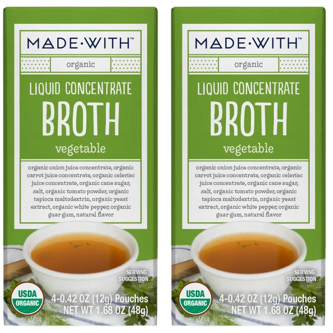 
Healthy MADE WITH BROTH CONCENTRT VEG ORG 1.680 OZ (48g) With Pure Organic Onion Juice 