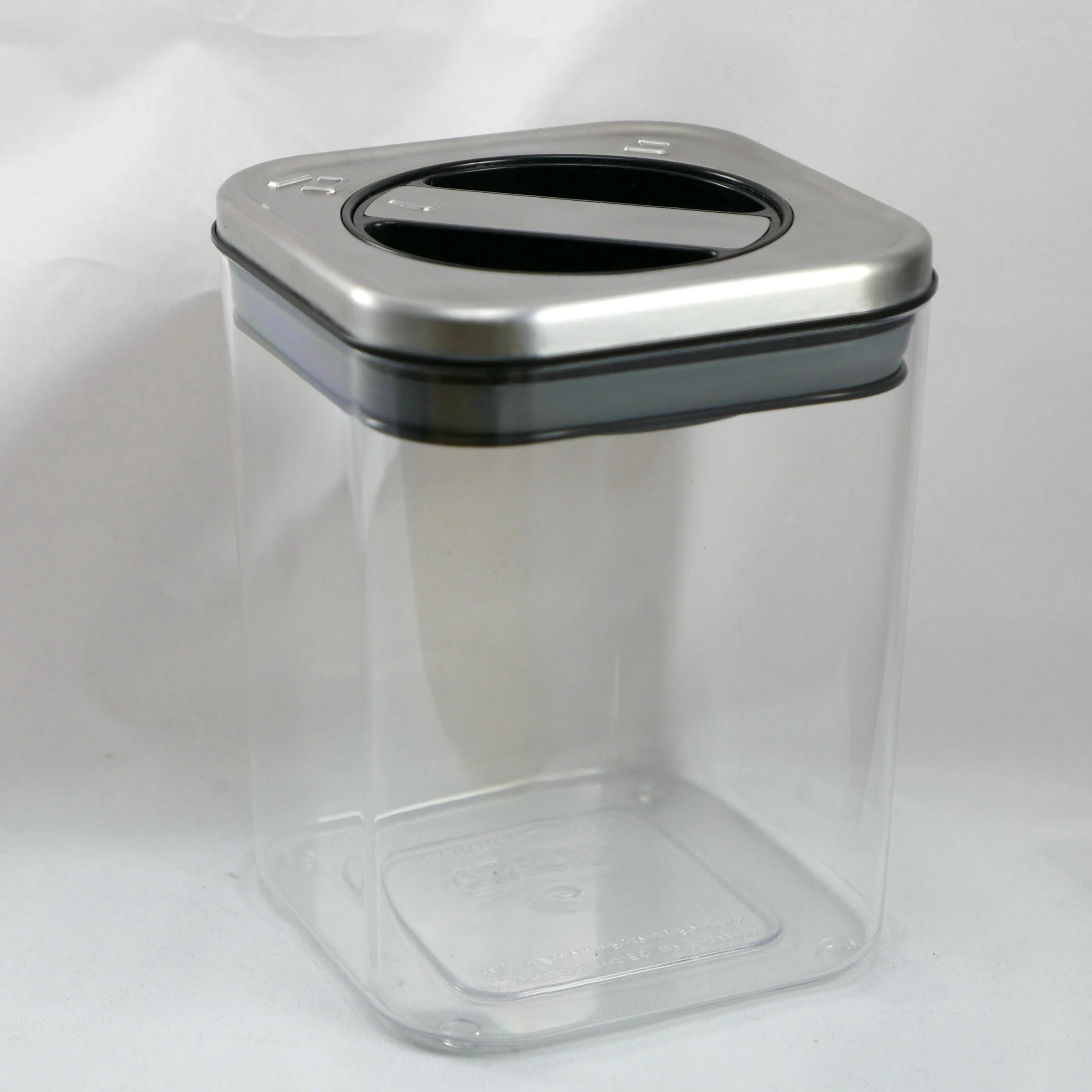 4 Sizes Easy-to-Clean Smart Seal Food Storage Canister Plastic Cereal Storage Packing Airtight Dry Food Storage Container Set