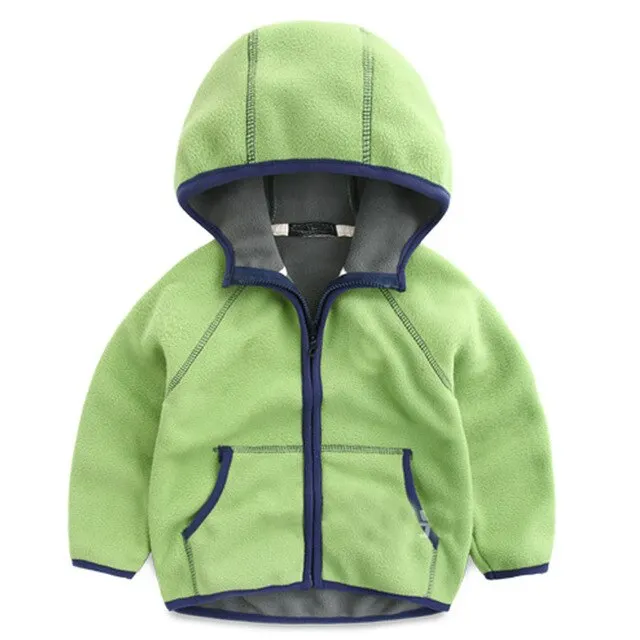 
Polar fleece hoodies for kids with custom design 