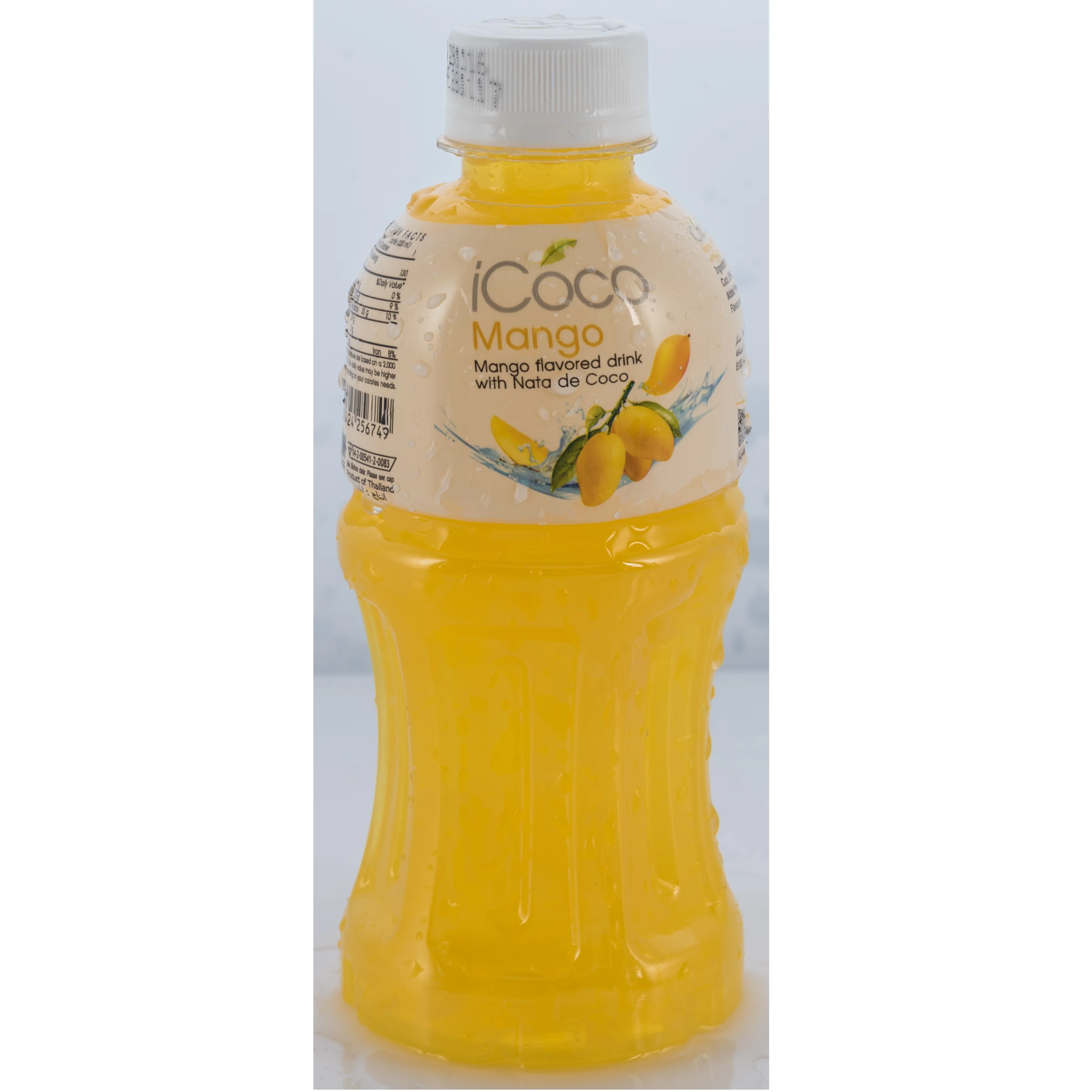 Лучший напиток, сертификат HACCP, 25% фруктовый сок с ароматом манго Nata De Coco, бренд iCoco, экспорт из Таиланда