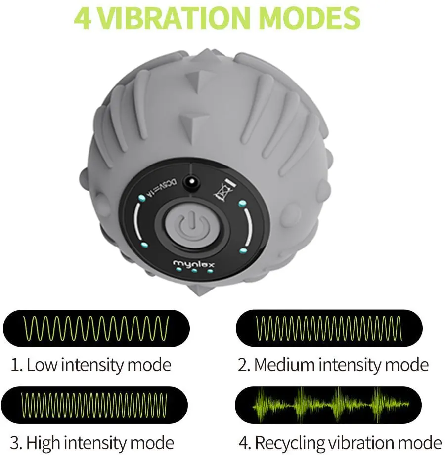 Electric Washable Yoga Vibrating Massage Ball Vibrators Wireless Remote for Women 501