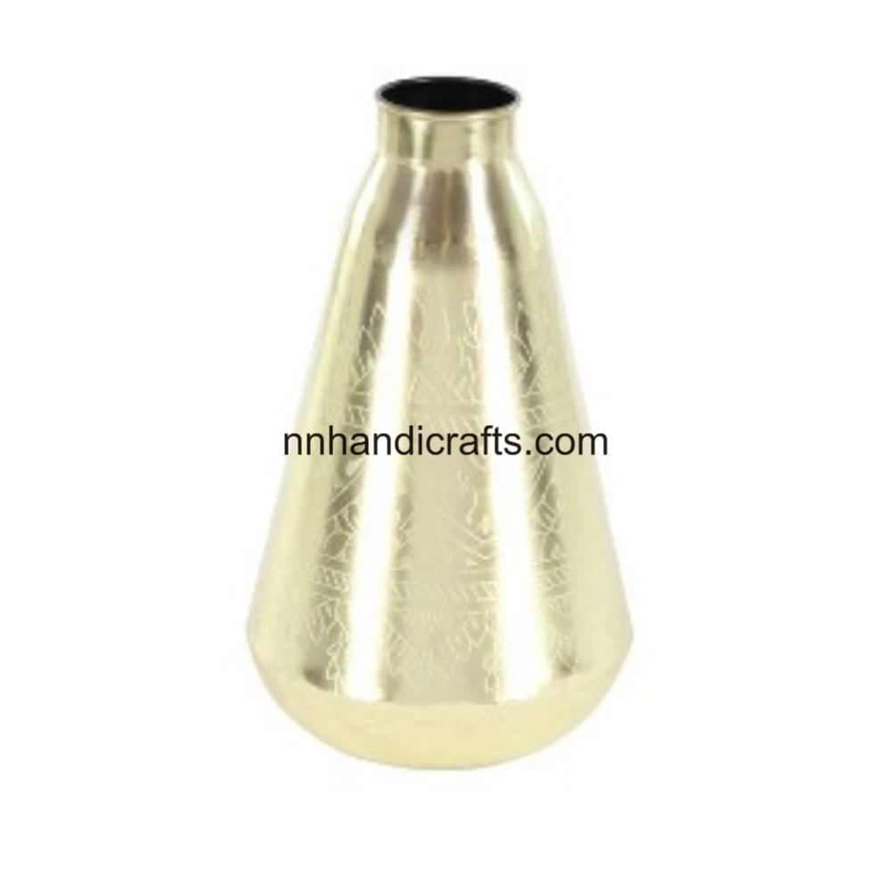 Mediterranean Cast Aluminum Casted Metal Printed Powder Coated Other Vase Modern Unique Floor Vase Other Vase For Indoor Home