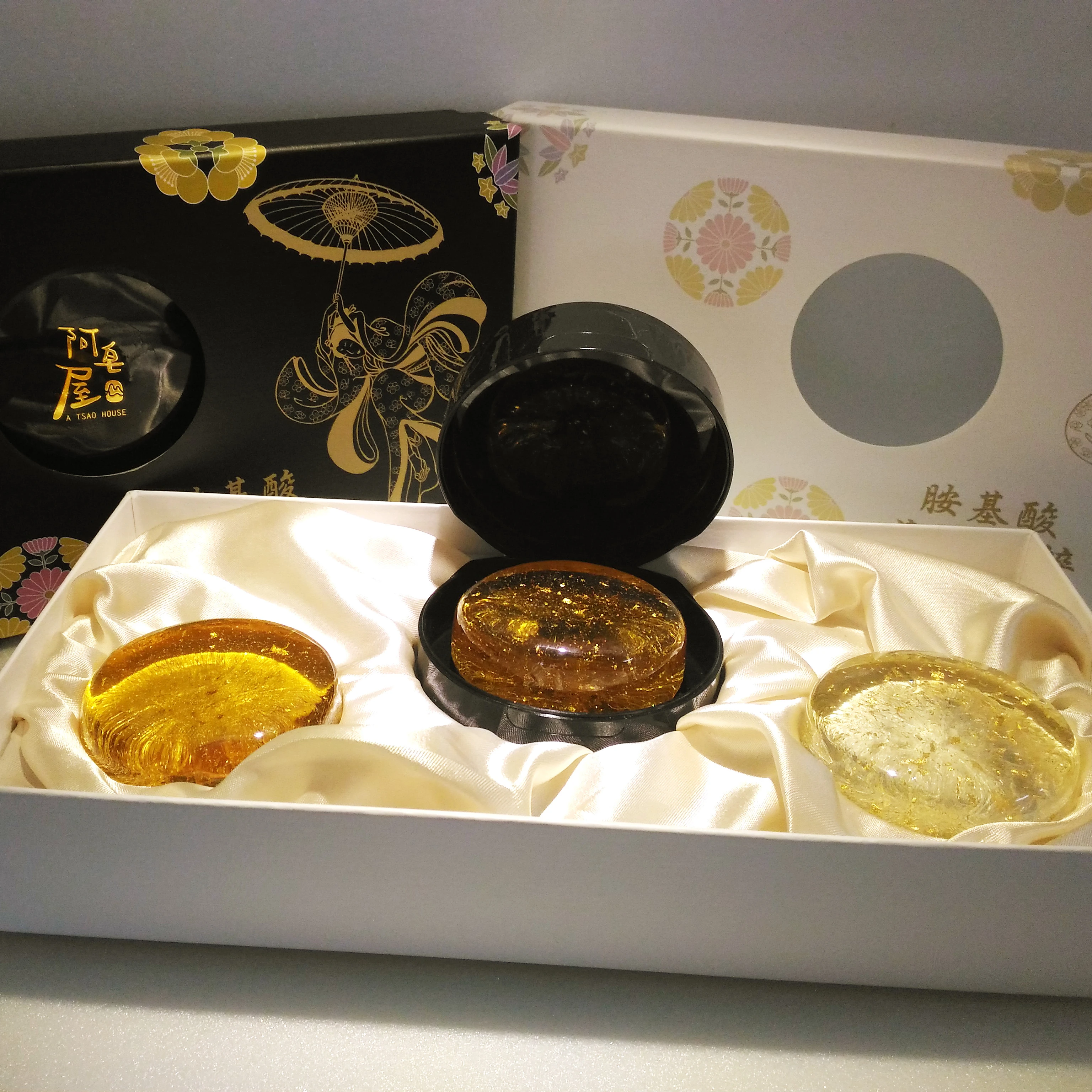 Private Label Moisturizing Whitening Transparent Royal Crystal Soap Gift Box for Bath