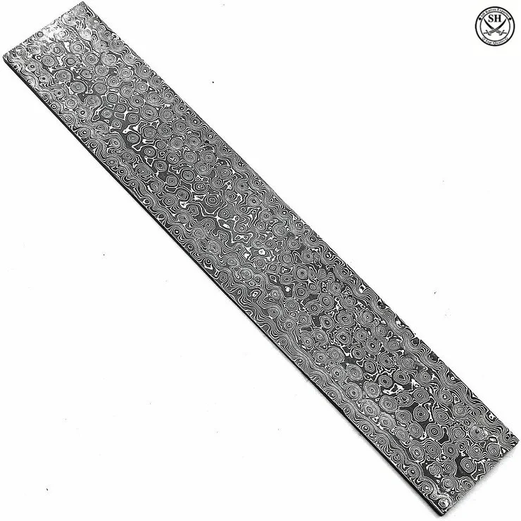 12' inches hand forged Damascus steel billet for knife making