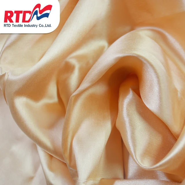 
 RTD  Swiss Silk 100% Polyester Fabric Premium Grade Products For Garment - Tangerine WD1307  