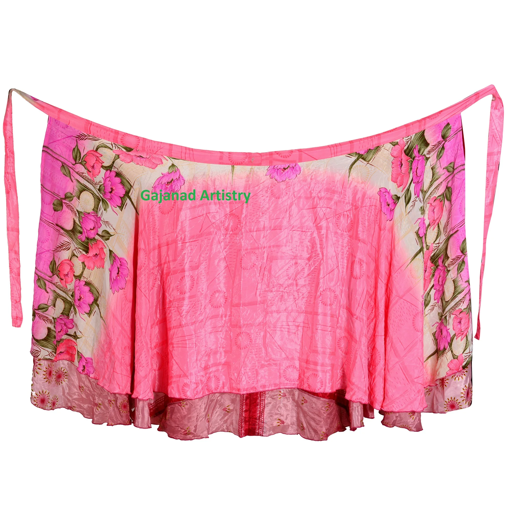 Vintage silk reversible long skirt Vintage  Silk Long  wrap around long  Silk sari long wrap skirt reversible women dress