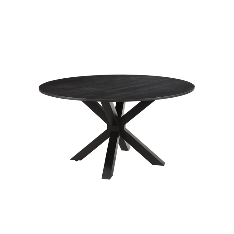 Industrial & Vintage Bulk Selling Black Marble Round  Shape Dining Table at Best Price & made with the best quality material