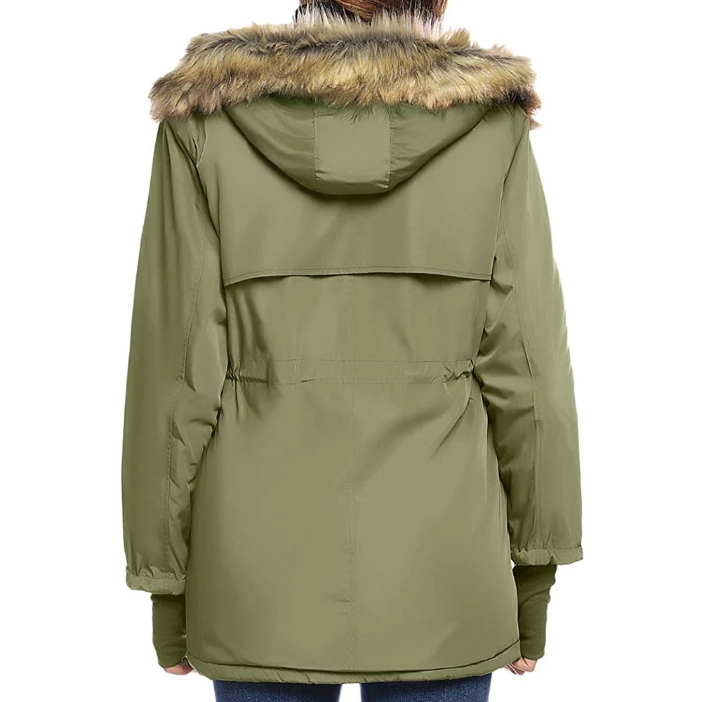 Парка с капюшоном из натурального меха женская длинная Модная белая зимняя куртка пуховик различных цветов лисьим мехом