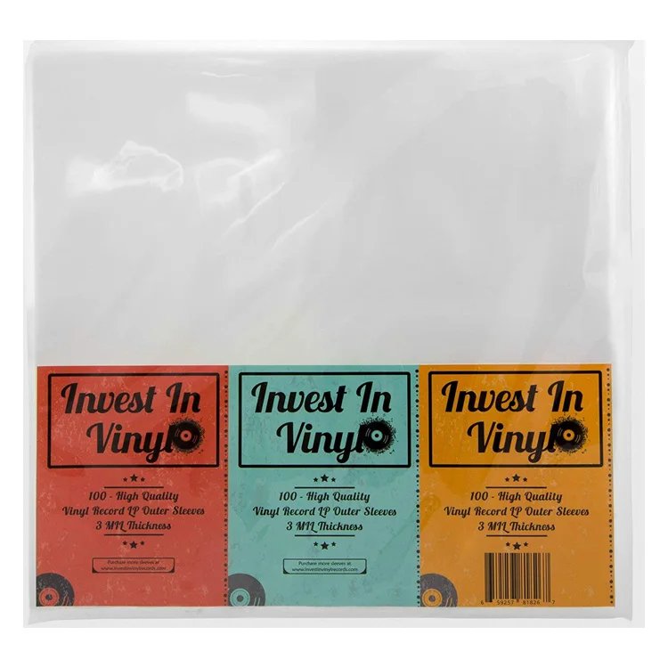 7 Inch 12inch Clear Plastic Lp Vinyl Record Inner Outer Protection Sleeves