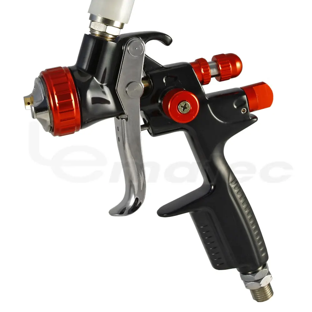 Professional Painting 1.3mm Spray Gun Gravity Feed BP Paint  Taiwan Pneumatic Tools LEMATEC 600 ml Automotive