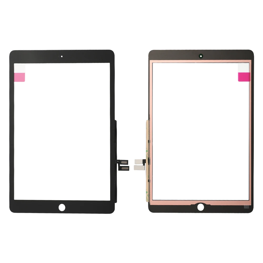 Заводская цена сенсорный экран для iPad 7 8 10 2 'A2197 A2200 A2198 дигитайзер с наклейкой Главная кнопка