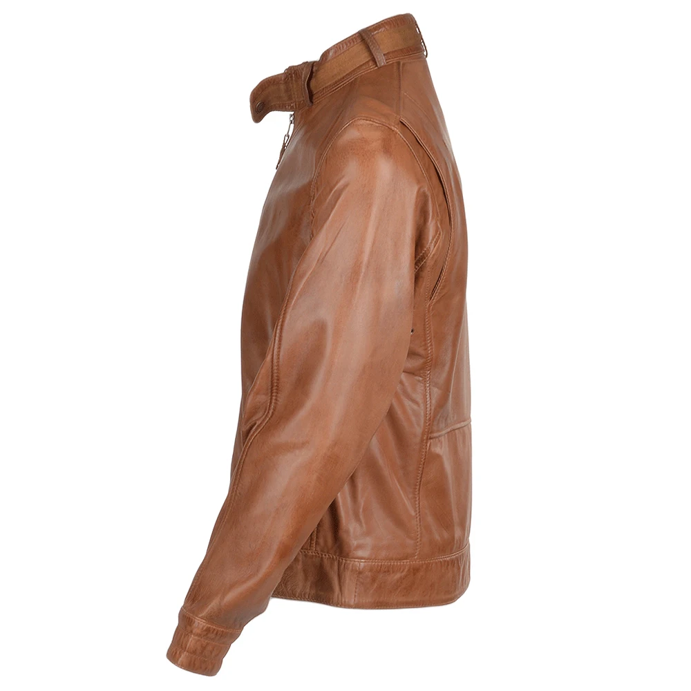 Высококачественная куртка из чистой 100% кожи для мужчин кожаная Пакистана