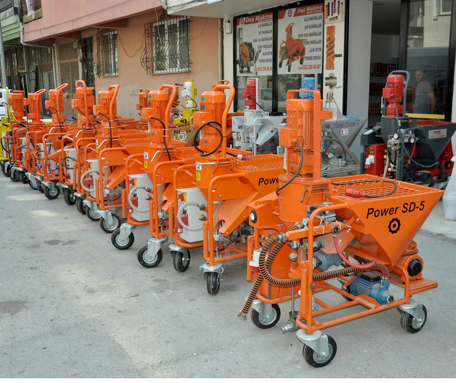 Most Popular High-performance Ready-made Gypsum Mortar Plastering Machine  Plastering Machine Power SD 5