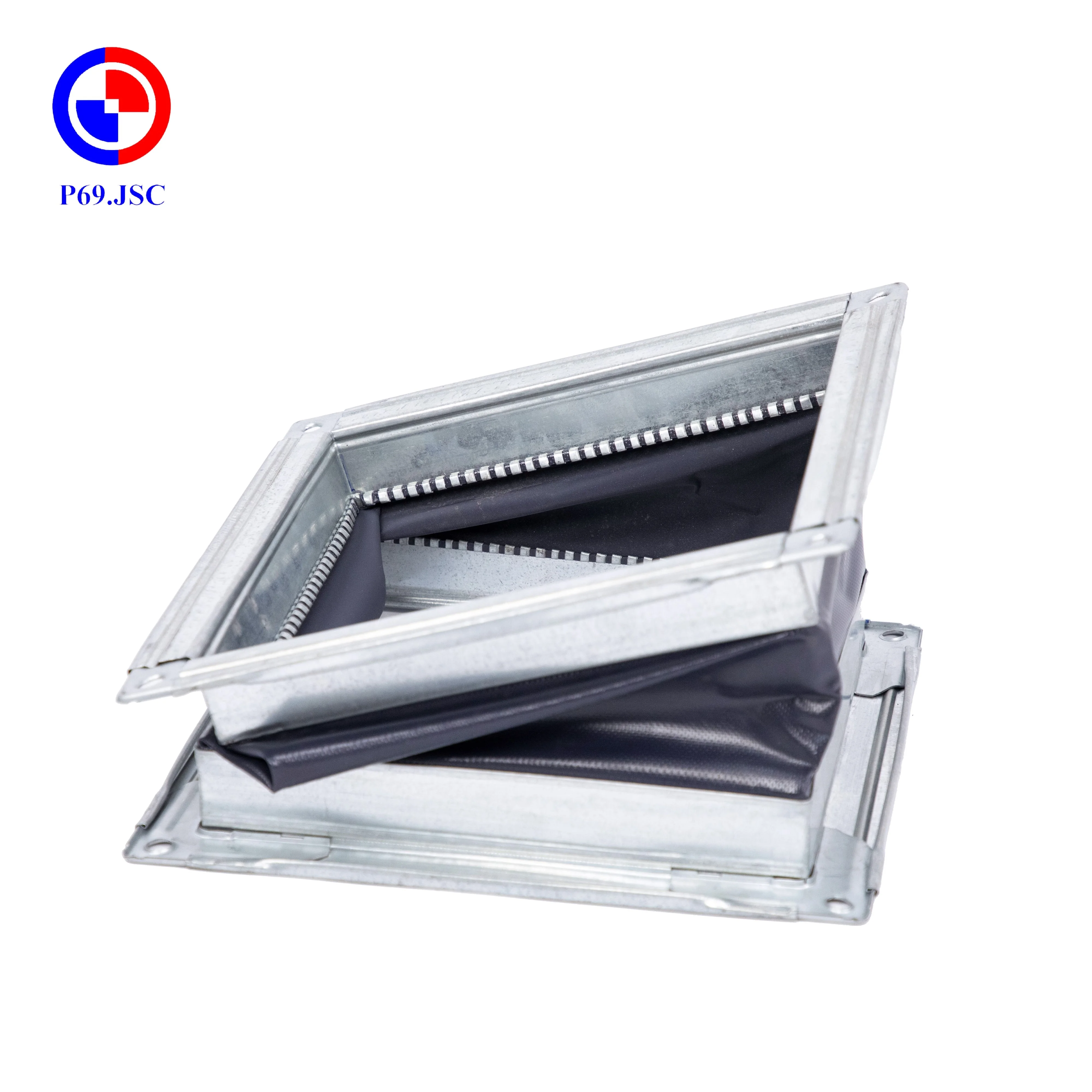 Heat-Resistant Increase Stability Flexible High Quality OEM Canvas Polyester Glass Fiber DUCT COUPLINGS Square Duct Tape PVC P69