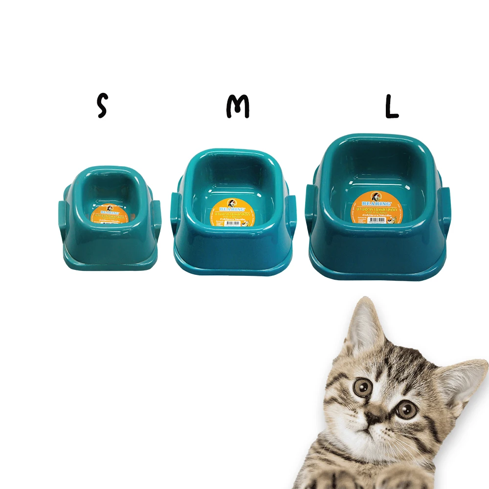 OEM Wholesale Large Size Food Grade Pet Bowls of Bearing Square Dog and Cat Bowls for Feeding
