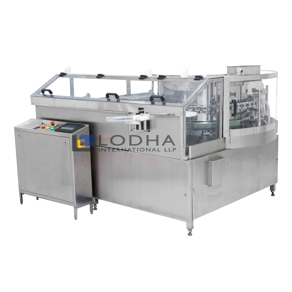 Aseptic Injectable Vial Washing  Small Glass Jar Filling Machine Plastic Bottle Washing Filling Capping Glass Vial Washer