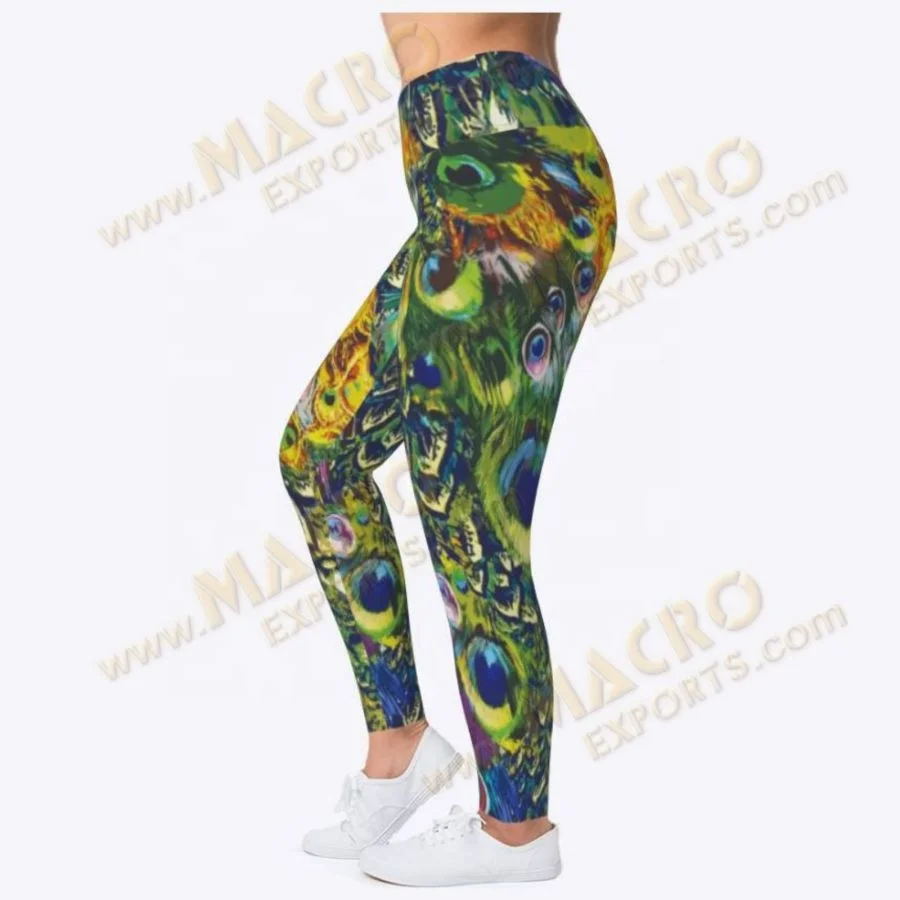 Wholesale sublimation leggings yoga for gym ladies sport leggings fitness women mesh high butt leggings for women fitness