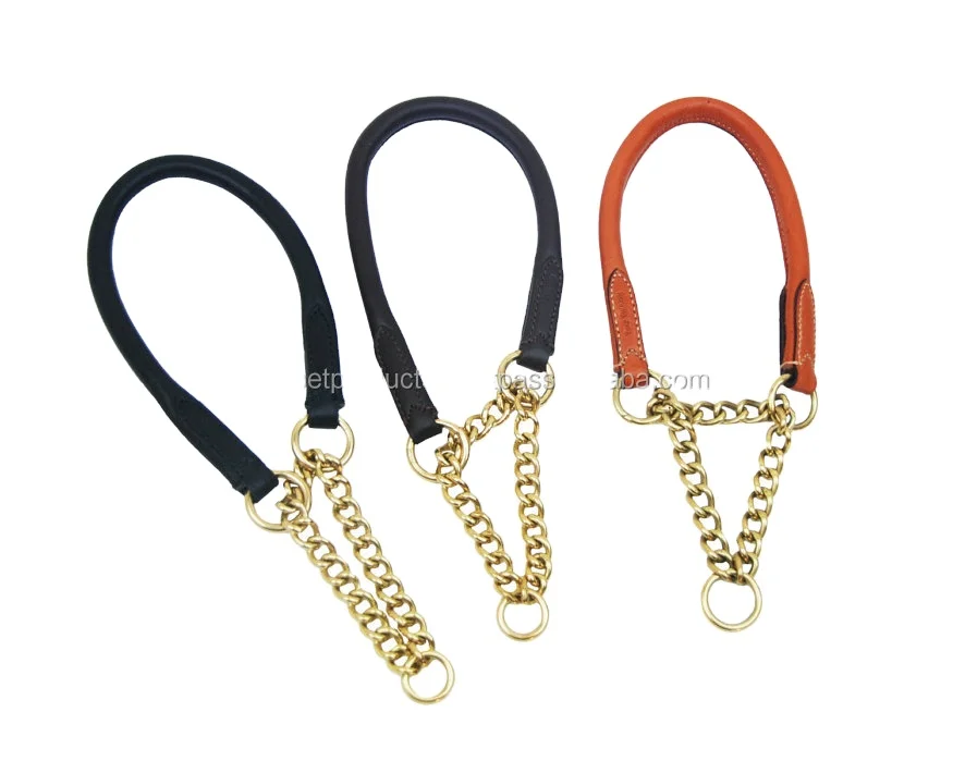 Factory Wholesale Price Genuine 100% Personalized Customized Leather Dog Collars for Lovely Pets