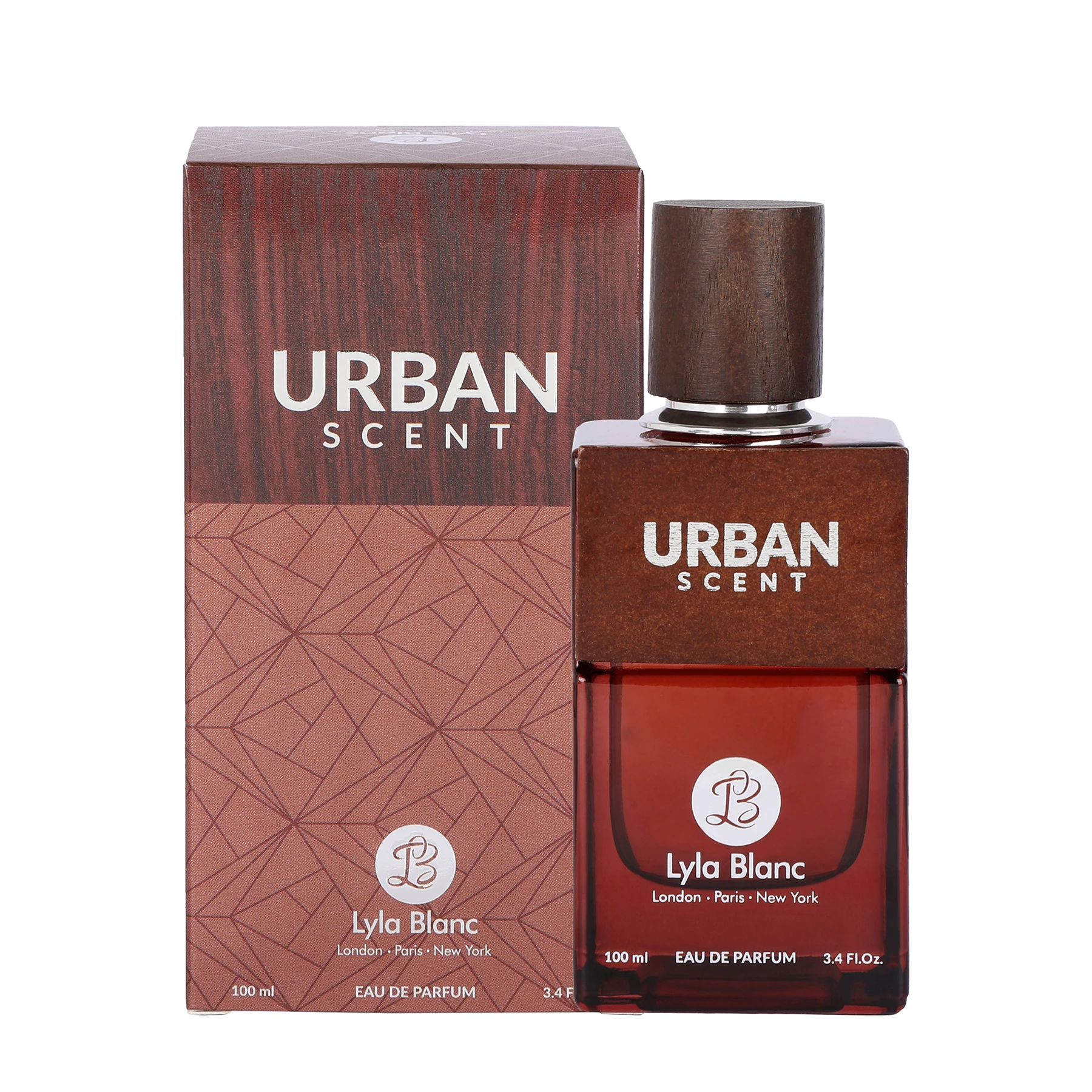 
Lyla Blanc Perfume Urban Brown Vanilla 100ml EDP For Men 