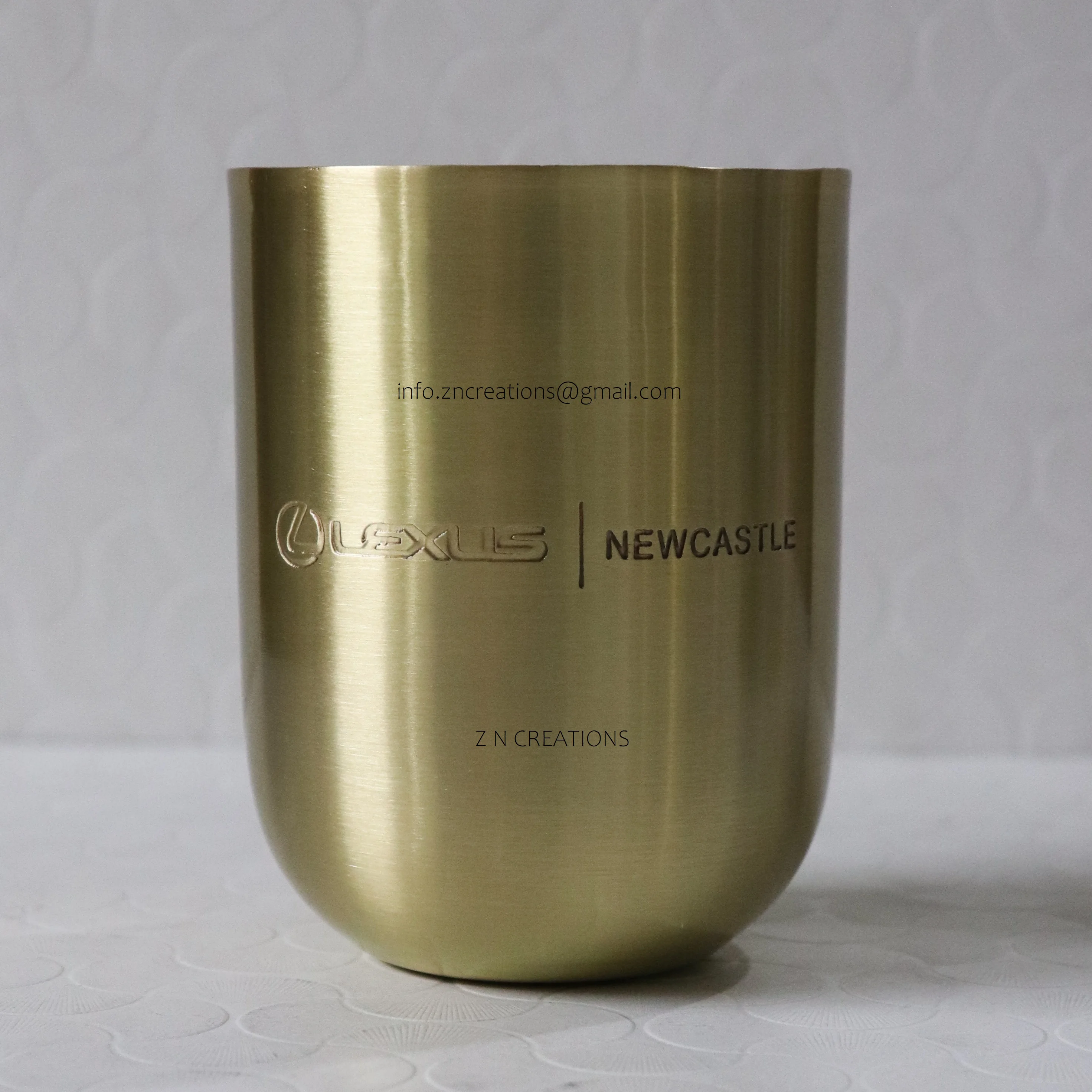 2021 New Designs Custom Brass Gold Candle Jar Empty Candle Jars for Candle Making Luxury Vessels Tin Containers with Lid