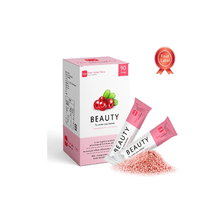 Anti-Aging Cranberry Extract with Collagen powder