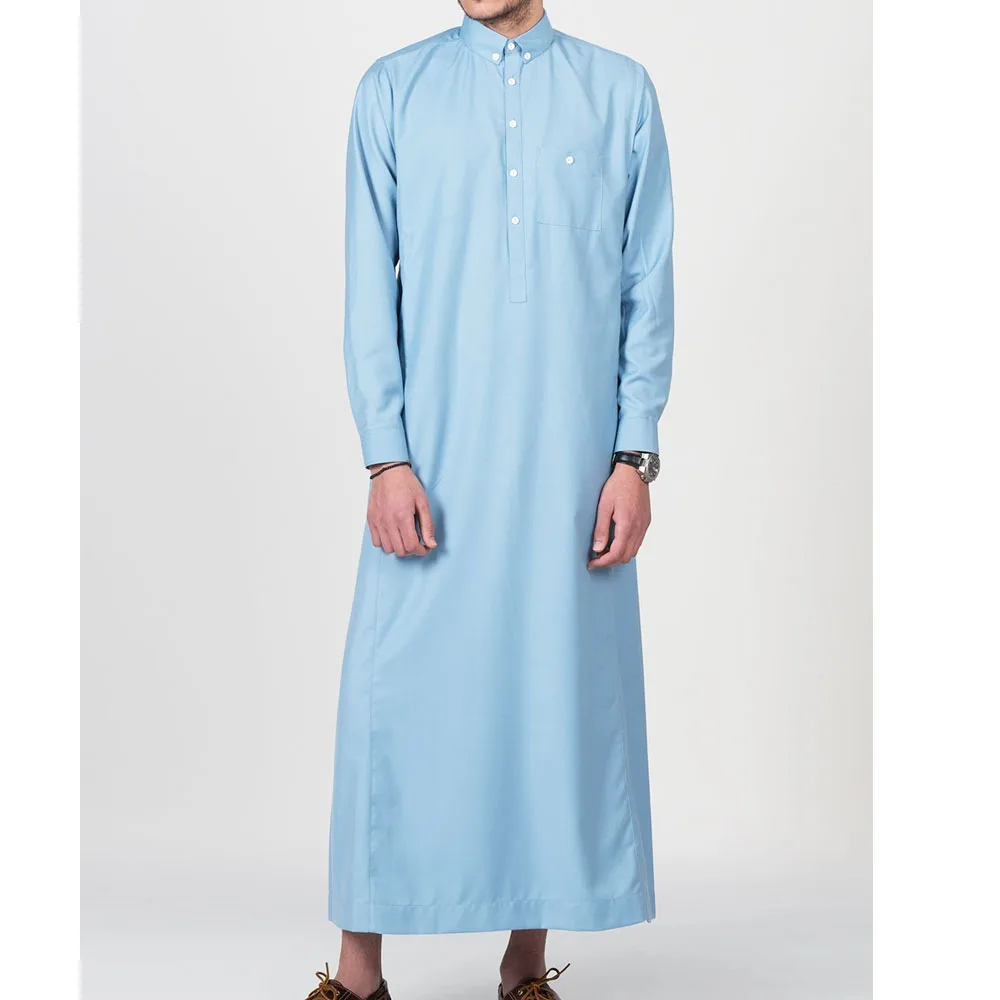 Factory Price Directly Selling Daffah Islamic Men Clothing Muslim Arabic UAE Kuwait Style Long Jubah Daffah mens Boys Thobes