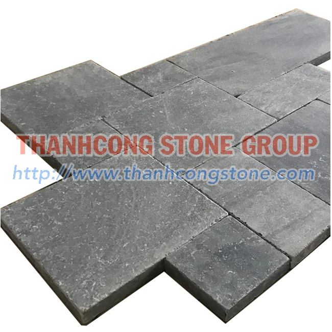 Bluestone French Pattern Tumbled Tiles