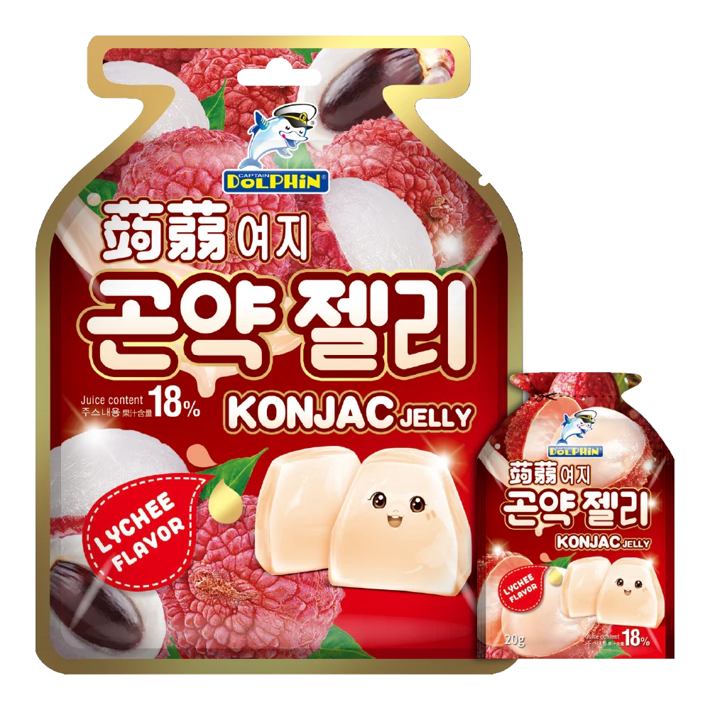  Желе Lychee Konjac 20 г [Капитан
