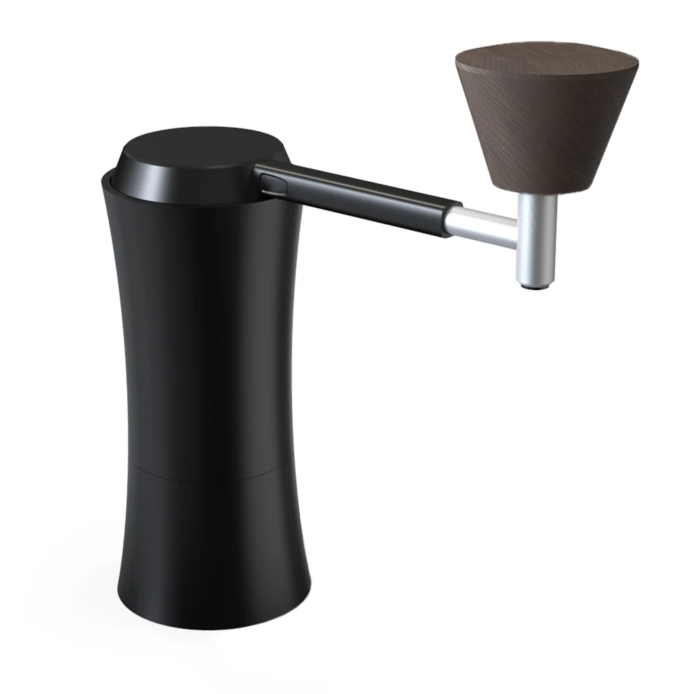  Dhpo великолепный дизайн; Ручная кофемолка объем 30g со сборкой 6-осевой S136 конической Burr и складная деревянная ручка