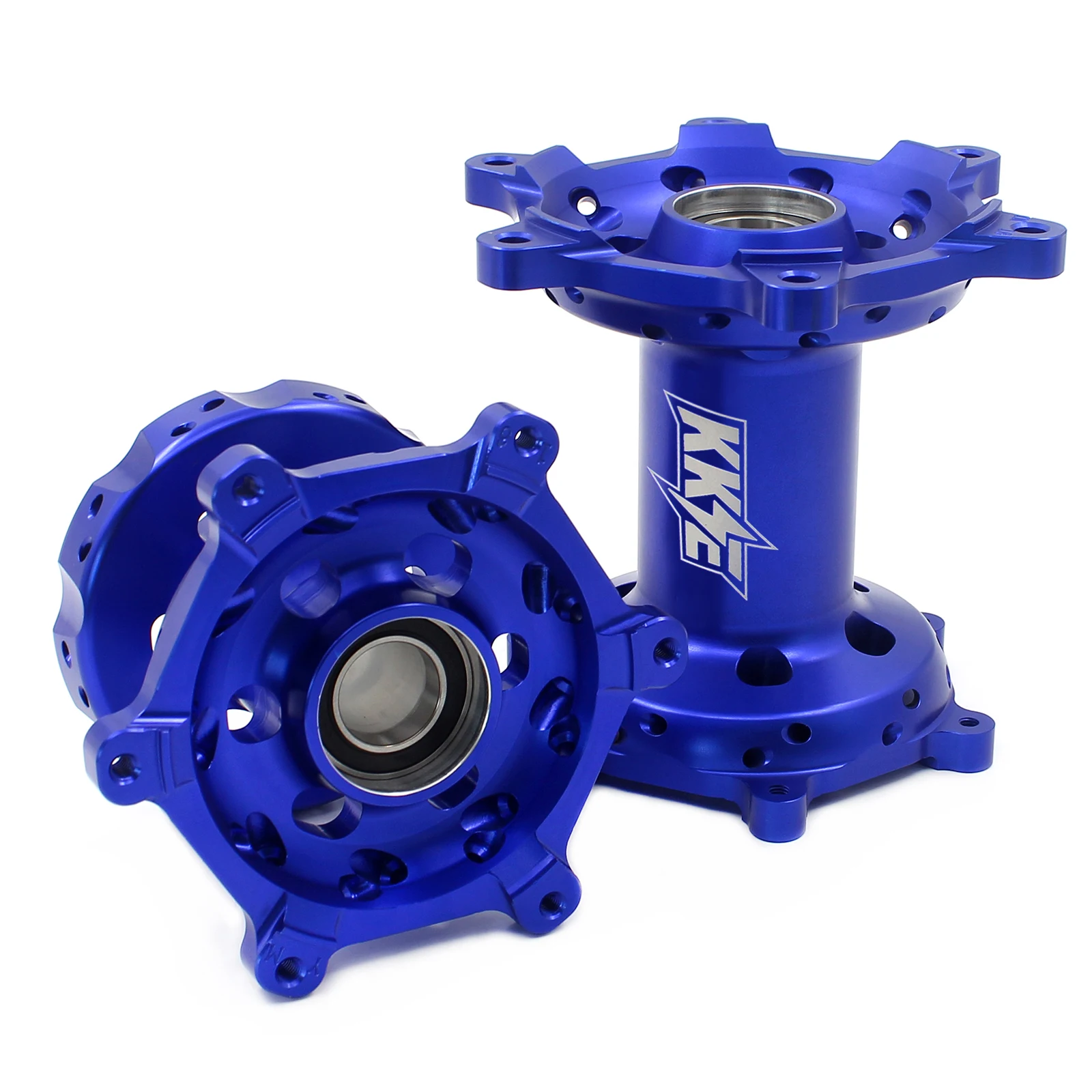 KKE Мотоцикл CNC алюминиевый супермотард концентратор набор совместим с YAMAHA YZ125/250 1999-2021 YZ250F YZ450F 2003-2020 синий