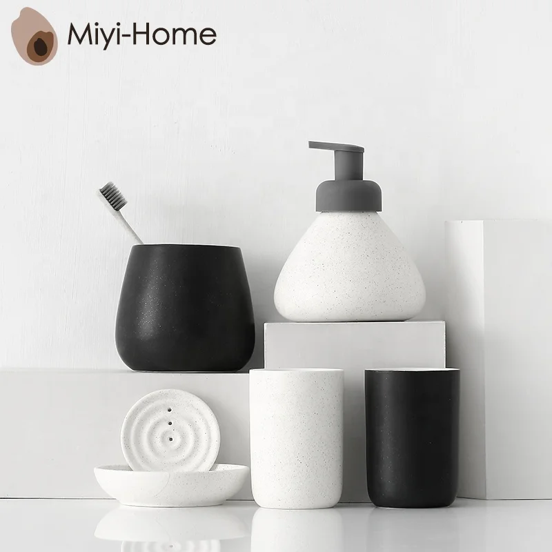 Popular bath products, ceramic bathroom accessories, 4-piece set, best price and high quality