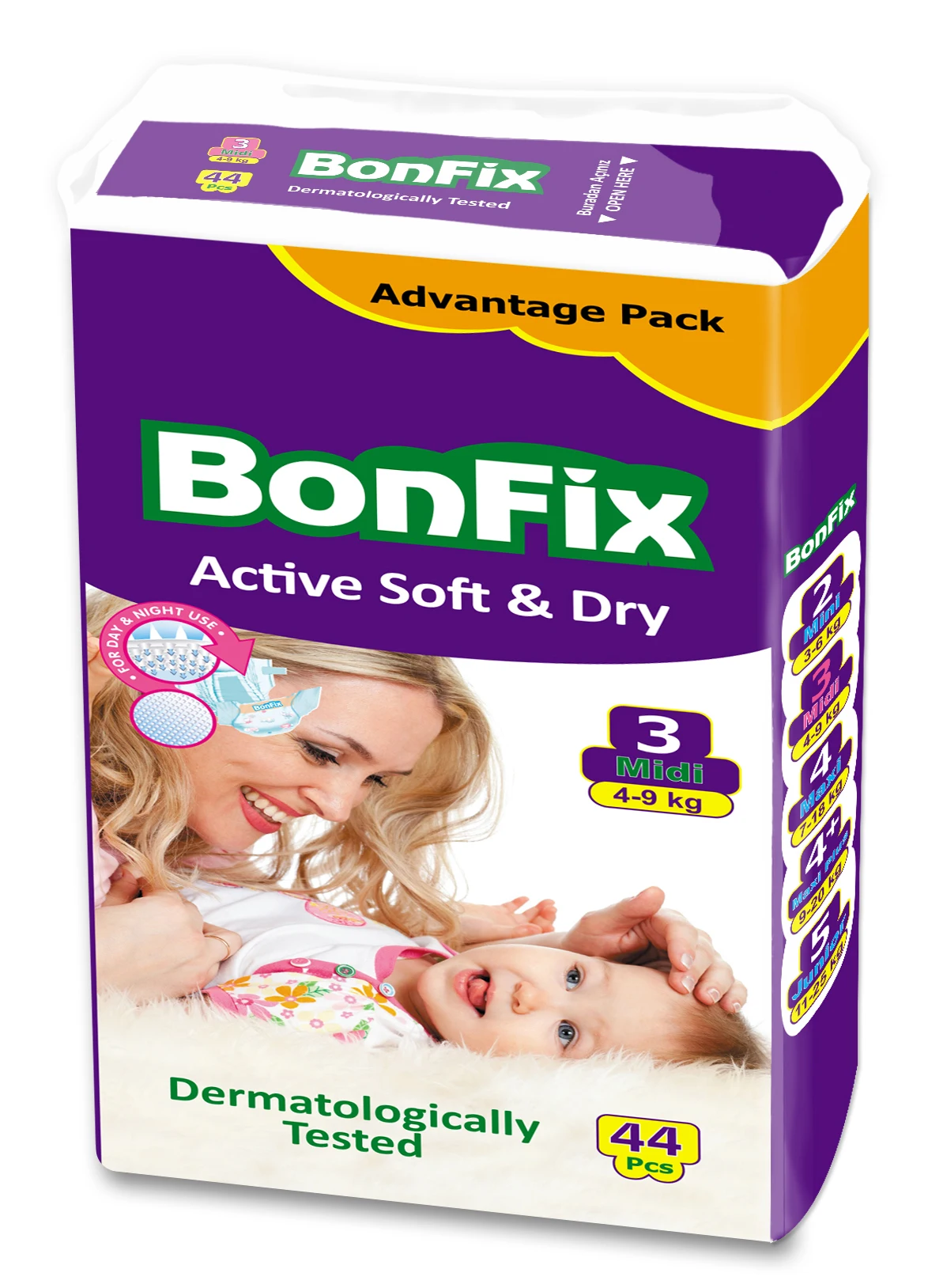 BONFIX BABY DIAPERS MINI MANUFACTURER FROM TURKEY