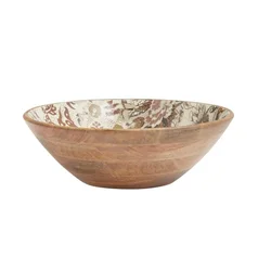 Food Safe Wooden Enamel Salad Serving Bowl Manufacturer of Premium Wooden Salad Serving Bowl
